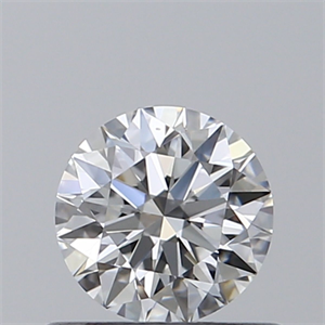 Picture of Natural Diamond 0.50 Carats, Round with Excellent Cut, E Color, VS2 Clarity and Certified by GIA