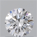 Diamante Natural 0.70 quilates, Redondo , Color D, claridad VS2 y certificado GIA