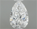 Natural Diamond 0.32 Carats, Pear with  Cut, E Color, VS2 Clarity and Certified by GIA