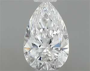 Picture of Natural Diamond 0.32 Carats, Pear with  Cut, E Color, VS2 Clarity and Certified by GIA