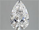 Natural Diamond 1.90 Carats, Pear with  Cut, D Color, IF Clarity and Certified by GIA
