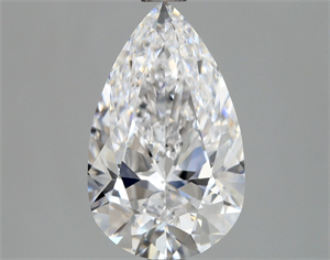 Picture of Natural Diamond 1.90 Carats, Pear with  Cut, D Color, IF Clarity and Certified by GIA
