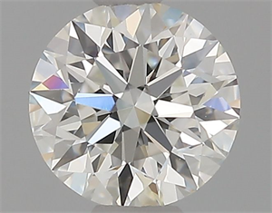 Picture of Natural Diamond 0.50 Carats, Round with Excellent Cut, H Color, VVS2 Clarity and Certified by GIA