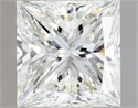 Natural Diamond 0.70 Carats, Princess with  Cut, H Color, VS1 Clarity and Certified by GIA