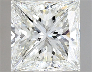 Picture of Natural Diamond 0.70 Carats, Princess with  Cut, H Color, VS1 Clarity and Certified by GIA