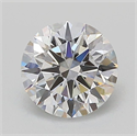 Lab Grown Diamond 1.03 Carats, Round with Ideal Cut, D Color, VS1 Clarity and Certified by IGI