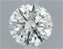 Natural Diamond 0.70 Carats, Round with Excellent Cut, M Color, VVS2 Clarity and Certified by GIA