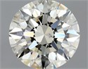 Diamante Natural 1.00 quilates, Redondo , Color K, claridad SI1 y certificado GIA
