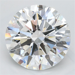 Picture of Lab Grown Diamond 3.40 Carats, Round with Ideal Cut, D Color, VVS1 Clarity and Certified by IGI