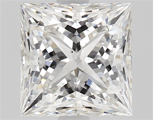 Picture of Natural Diamond 1.42 Carats, Princess with  Cut, G Color, SI1 Clarity and Certified by GIA