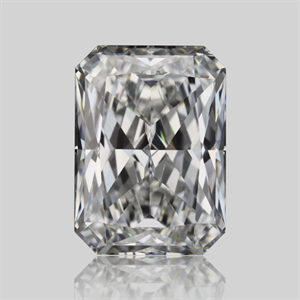 Picture of Natural Diamond 1.01 Carats, Radiant with  Cut, F Color, VS1 Clarity and Certified by GIA