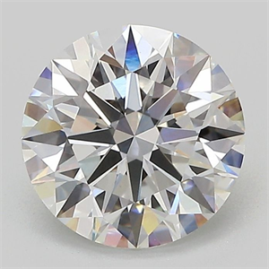 Picture of Lab Grown Diamond 2.09 Carats, Round with Ideal Cut, E Color, VVS2 Clarity and Certified by IGI