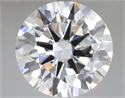 Lab Grown Diamond 7.03 Carats, Round with Ideal Cut, F Color, VVS2 Clarity and Certified by IGI