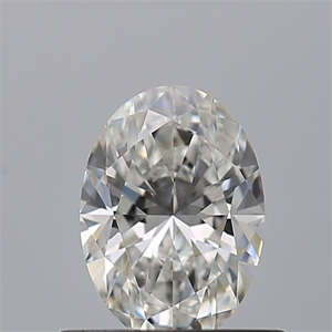 Picture of Natural Diamond 0.50 Carats, Oval with  Cut, F Color, IF Clarity and Certified by GIA
