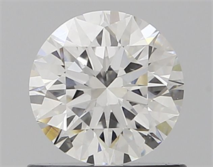 Picture of Natural Diamond 0.71 Carats, Round with Excellent Cut, F Color, VS2 Clarity and Certified by GIA