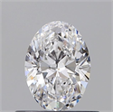 Diamante Natural 0.51 quilates, Ovalado , Color D, claridad SI1 y certificado GIA