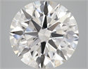 Lab Grown Diamond 5.56 Carats, Round with Ideal Cut, F Color, VS1 Clarity and Certified by IGI