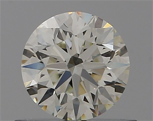 Picture of Natural Diamond 0.52 Carats, Round with Excellent Cut, J Color, VVS1 Clarity and Certified by IGI