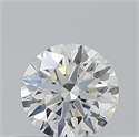 Natural Diamond 0.42 Carats, Round with Excellent Cut, J Color, VVS2 Clarity and Certified by GIA