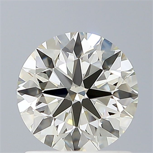 Picture of Natural Diamond 0.96 Carats, Round with Excellent Cut, I Color, IF Clarity and Certified by IGI