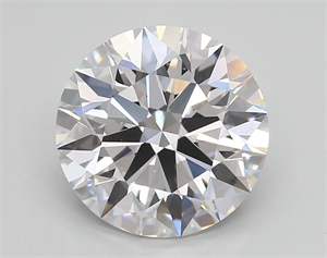Picture of Lab Grown Diamond 4.74 Carats, Round with Ideal Cut, D Color, VVS2 Clarity and Certified by IGI