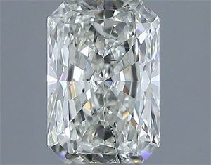 Picture of Natural Diamond 1.01 Carats, Radiant with  Cut, H Color, SI1 Clarity and Certified by IGI