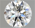 Natural Diamond 0.90 Carats, Round with Excellent Cut, I Color, SI1 Clarity and Certified by GIA