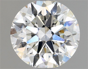Picture of Natural Diamond 0.90 Carats, Round with Excellent Cut, I Color, SI1 Clarity and Certified by GIA