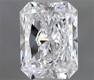 Picture of Natural Diamond 0.50 Carats, Radiant with  Cut, D Color, SI1 Clarity and Certified by GIA