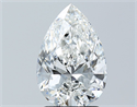 Diamante Natural 2.01 quilates, De pera , Color F, claridad IF y certificado GIA