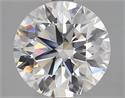 Lab Grown Diamond 3.01 Carats, Round with Ideal Cut, D Color, VVS1 Clarity and Certified by IGI
