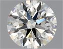 Diamante Natural 0.64 quilates, Redondo , Color J, claridad VS1 y certificado GIA