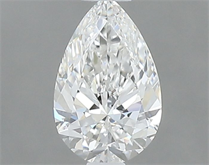 Picture of Natural Diamond 0.30 Carats, Pear with  Cut, F Color, VVS2 Clarity and Certified by GIA