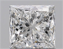 Natural Diamond 1.01 Carats, Princess with  Cut, F Color, VS1 Clarity and Certified by GIA