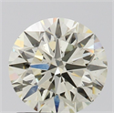 Natural Diamond 1.02 Carats, Round with Excellent Cut, L Color, VS2 Clarity and Certified by IGI
