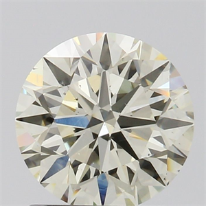 Picture of Natural Diamond 1.02 Carats, Round with Excellent Cut, L Color, VS2 Clarity and Certified by IGI