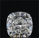 Natural Diamond 1.03 Carats, Cushion with  Cut, I Color, SI1 Clarity and Certified by GIA