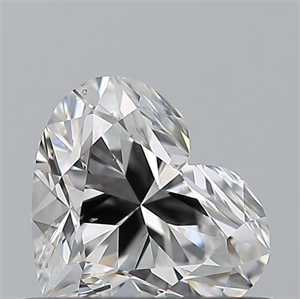 Picture of Natural Diamond 0.50 Carats, Heart with  Cut, E Color, SI1 Clarity and Certified by GIA