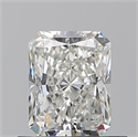 Natural Diamond 0.70 Carats, Radiant with  Cut, H Color, VS1 Clarity and Certified by GIA