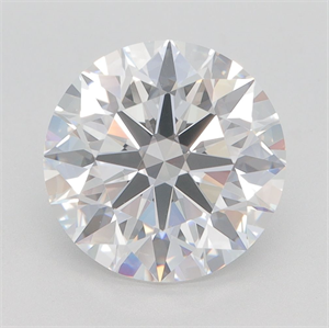 Picture of Lab Grown Diamond 3.61 Carats, Round with Excellent Cut, E Color, VVS1 Clarity and Certified by GIA
