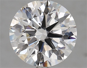 Picture of Lab Grown Diamond 4.01 Carats, Round with Excellent Cut, D Color, VVS2 Clarity and Certified by GIA