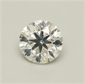 Natural Diamond 0.70 Carats, Round with Very Good Cut, H Color, SI1 Clarity and Certified by GIA