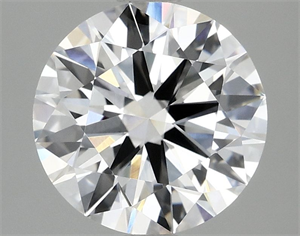 Picture of Lab Grown Diamond 2.90 Carats, Round with Ideal Cut, D Color, VVS2 Clarity and Certified by IGI