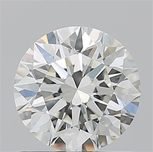Picture of Natural Diamond 1.10 Carats, Round with Excellent Cut, J Color, SI1 Clarity and Certified by GIA