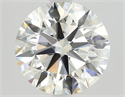 Natural Diamond 2.02 Carats, Round with Excellent Cut, H Color, VS2 Clarity and Certified by GIA