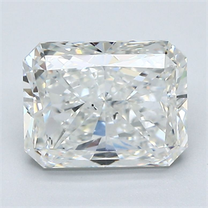 Foto Diamante Natural 2.51 quilates, Radiante , Color H, claridad SI2 y certificado GIA de