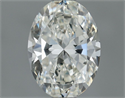 Diamante Natural 0.90 quilates, Ovalado , Color H, claridad IF y certificado IGI