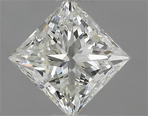 Picture of Natural Diamond 0.75 Carats, Princess with  Cut, J Color, VS1 Clarity and Certified by IGI