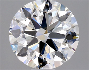 Picture of Natural Diamond 0.70 Carats, Round with Excellent Cut, H Color, VVS2 Clarity and Certified by GIA