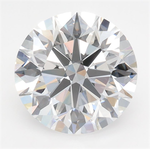 Picture of Lab Grown Diamond 3.26 Carats, Round with Ideal Cut, D Color, VVS1 Clarity and Certified by IGI